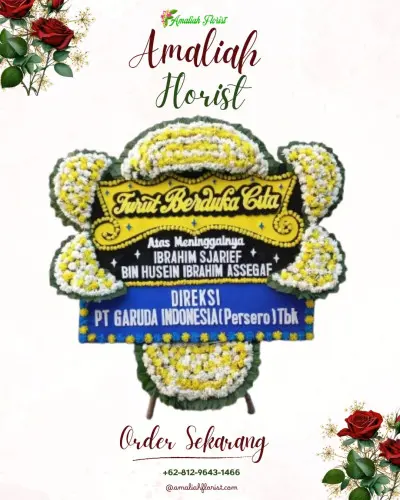 Papan Bunga Duka di Gayamharjo
